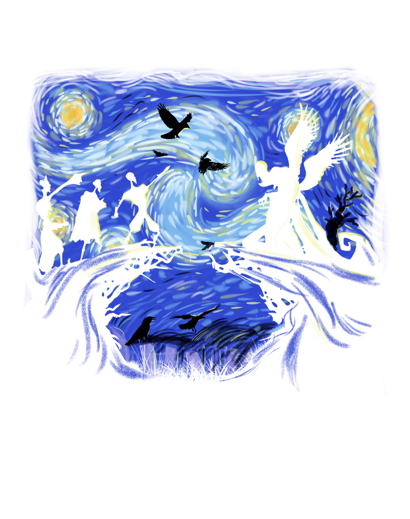 Deathly Hallow Starry Night