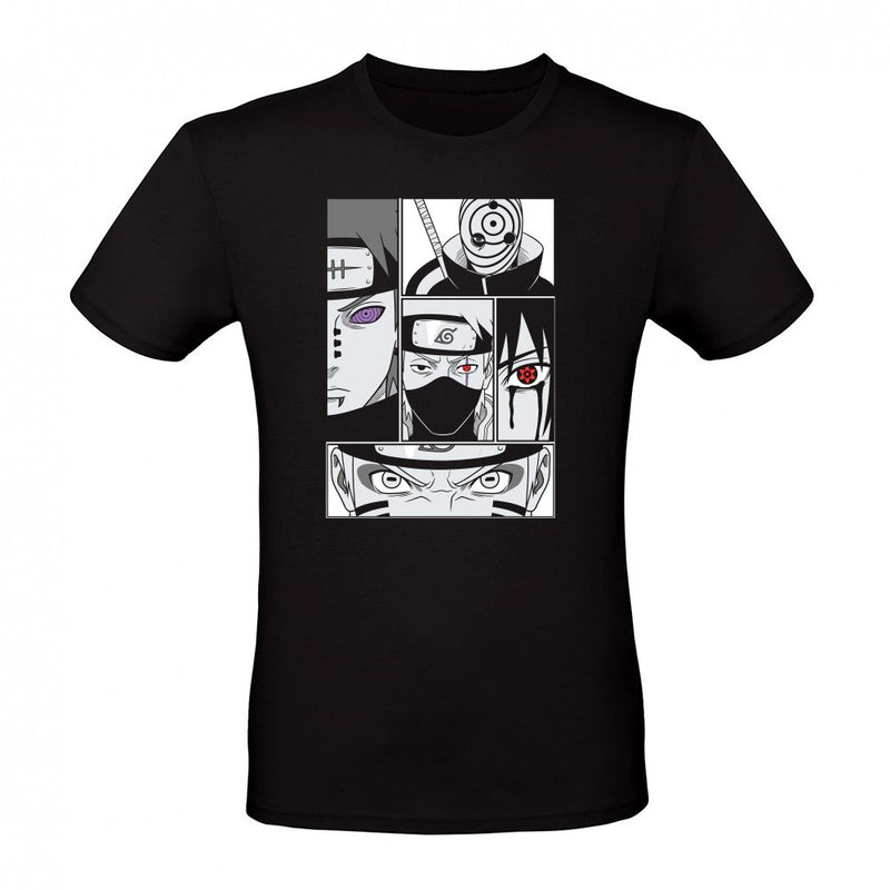 Eyes of the Shinobi Minimalist Manga Panels als T-Shirt