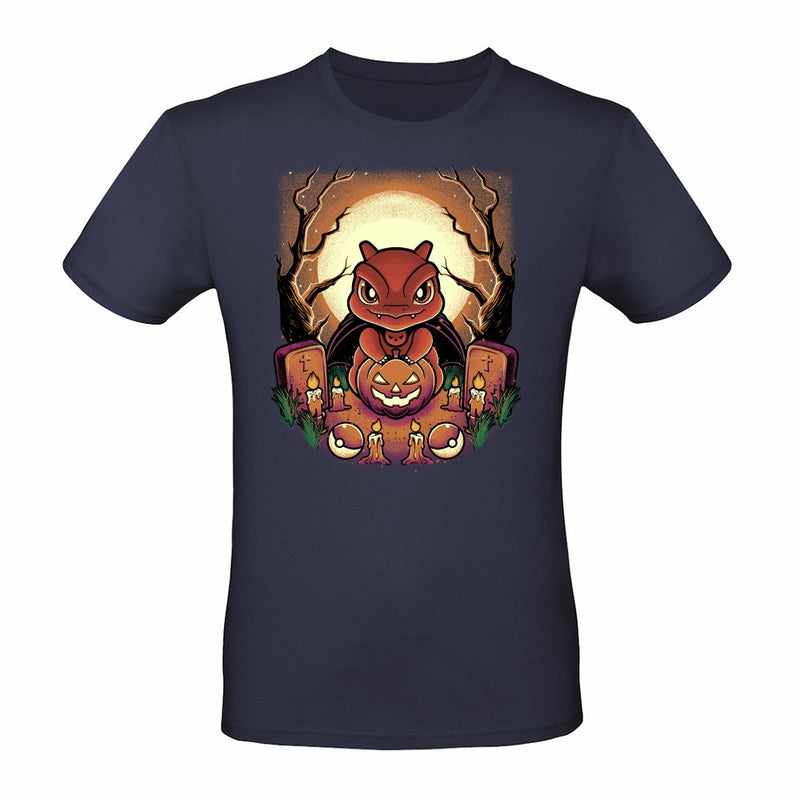 Halloween Fire Dragon als T-Shirt