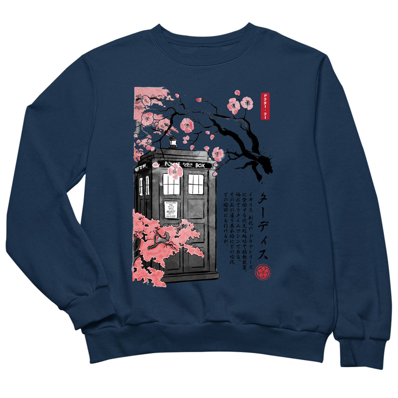 Tardis sumi-e als T-Shirt