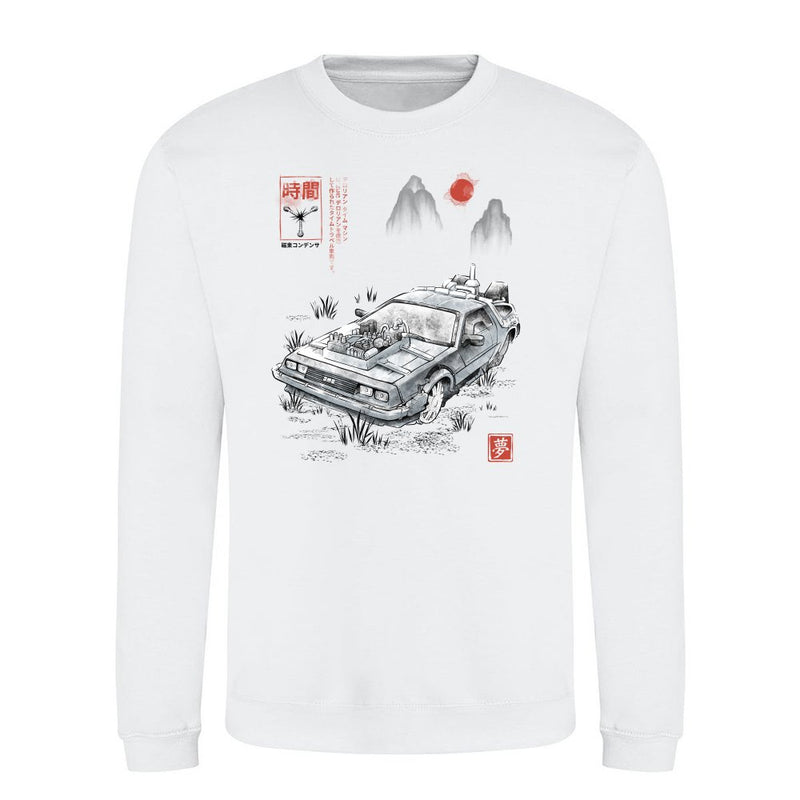 DeLorean Sumi-E als T-Shirt
