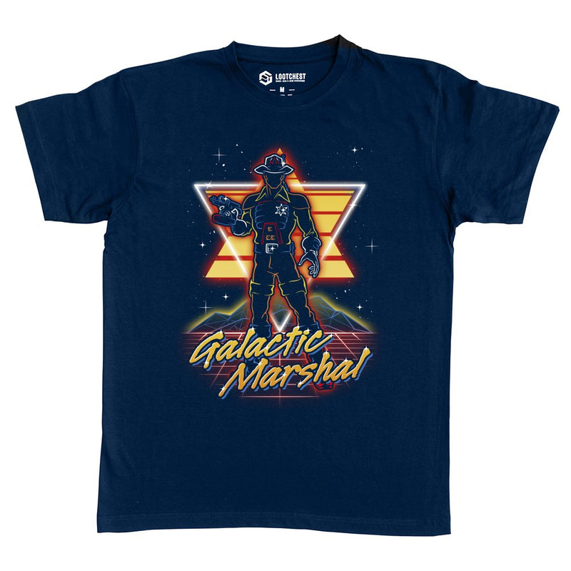 Retro Galactic Marshal als T-Shirt