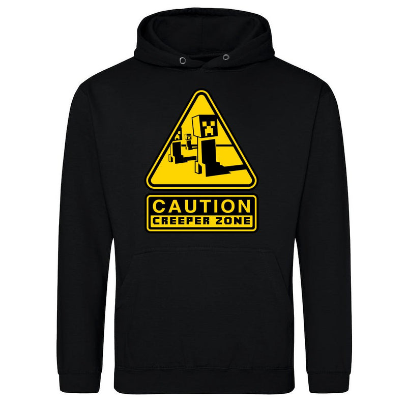Caution Creeper Zone als T-Shirt