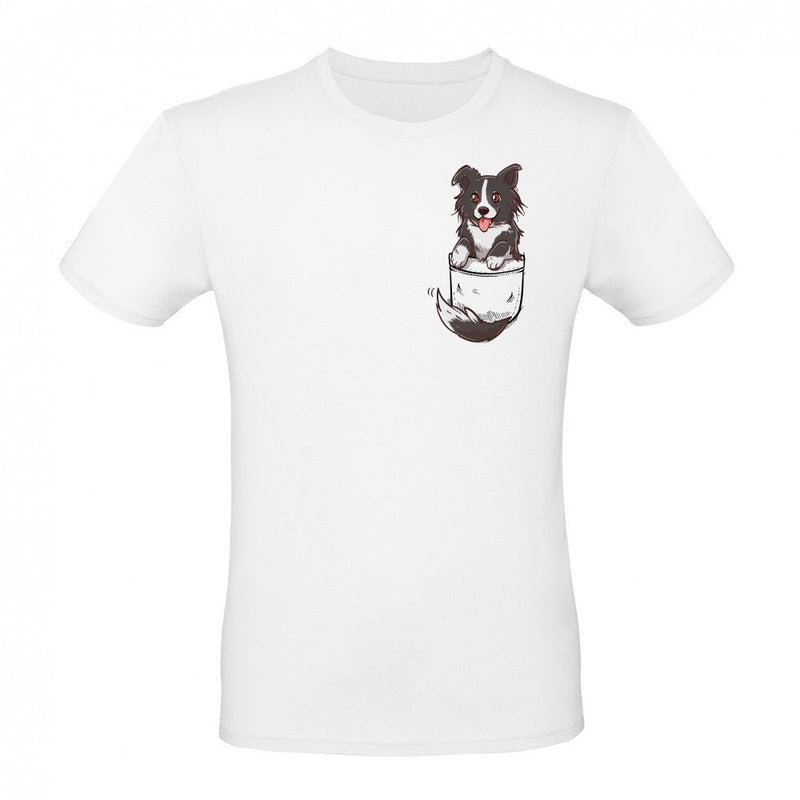 Pocket Cute Border Collie als T-Shirt