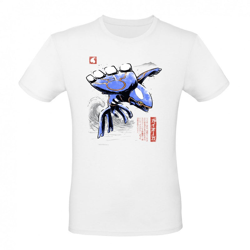 Tidal King Kyogre Sumi-E als T-Shirt