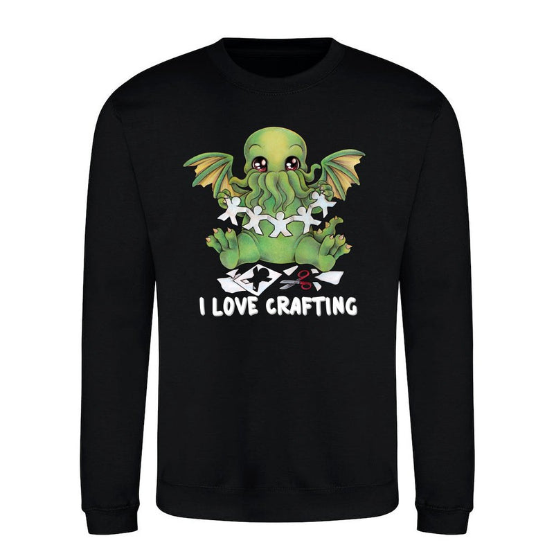 I love Crafting Lovecraft Cthulhu Monster Oktopus Basteln als T-Shirt
