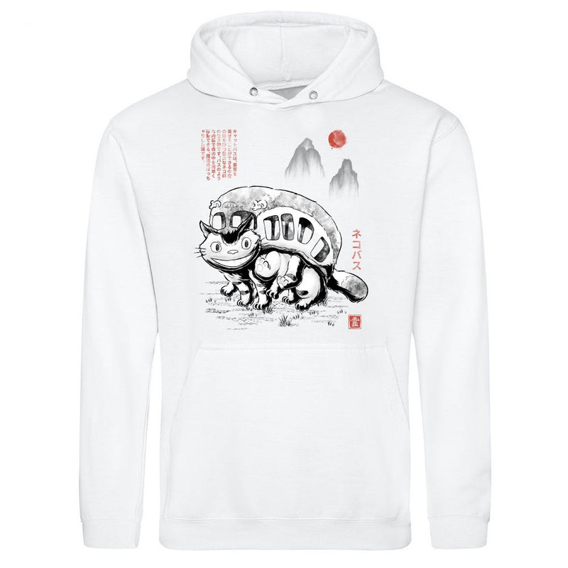 Cat Bus Sumi-E als T-Shirt