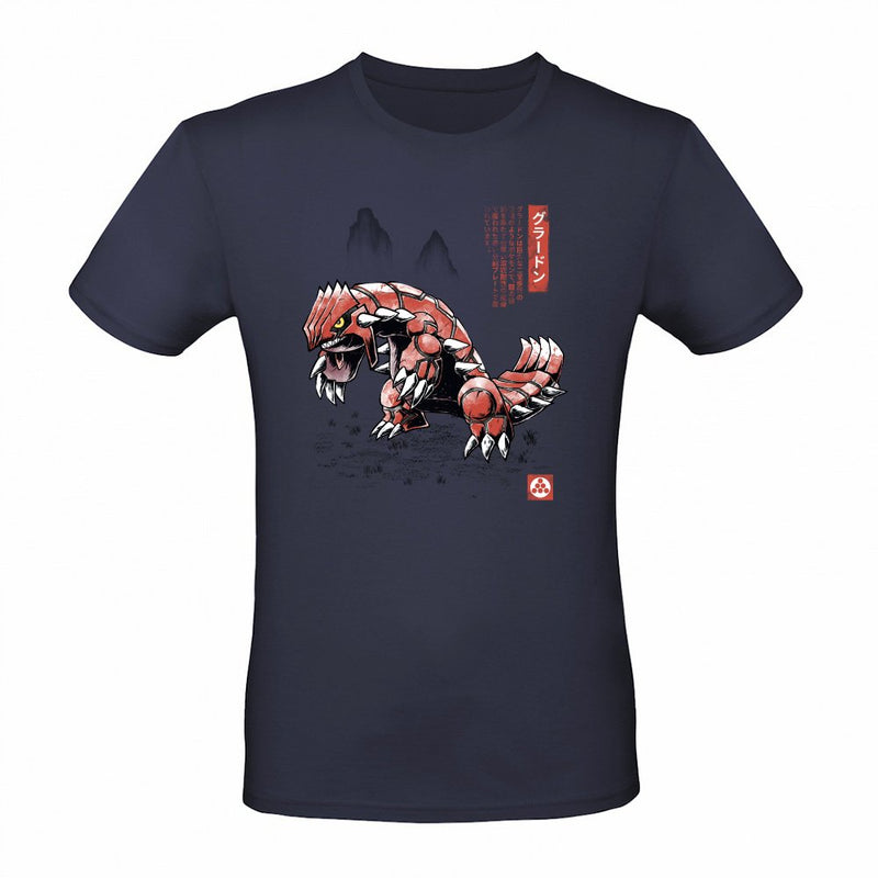 Magma Jaw Groudon Sumi-E als T-Shirt
