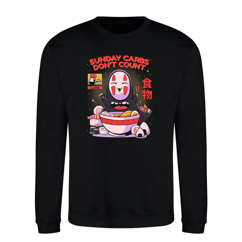 Sunday Carbs Dont Count als T-Shirt