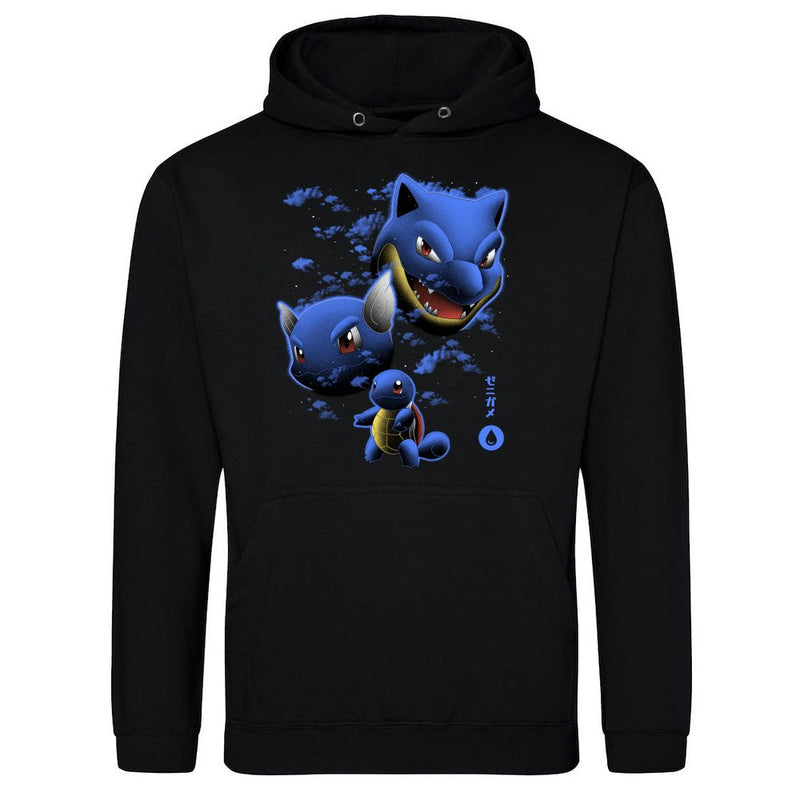 Water Evolution Nightsky Line Art
