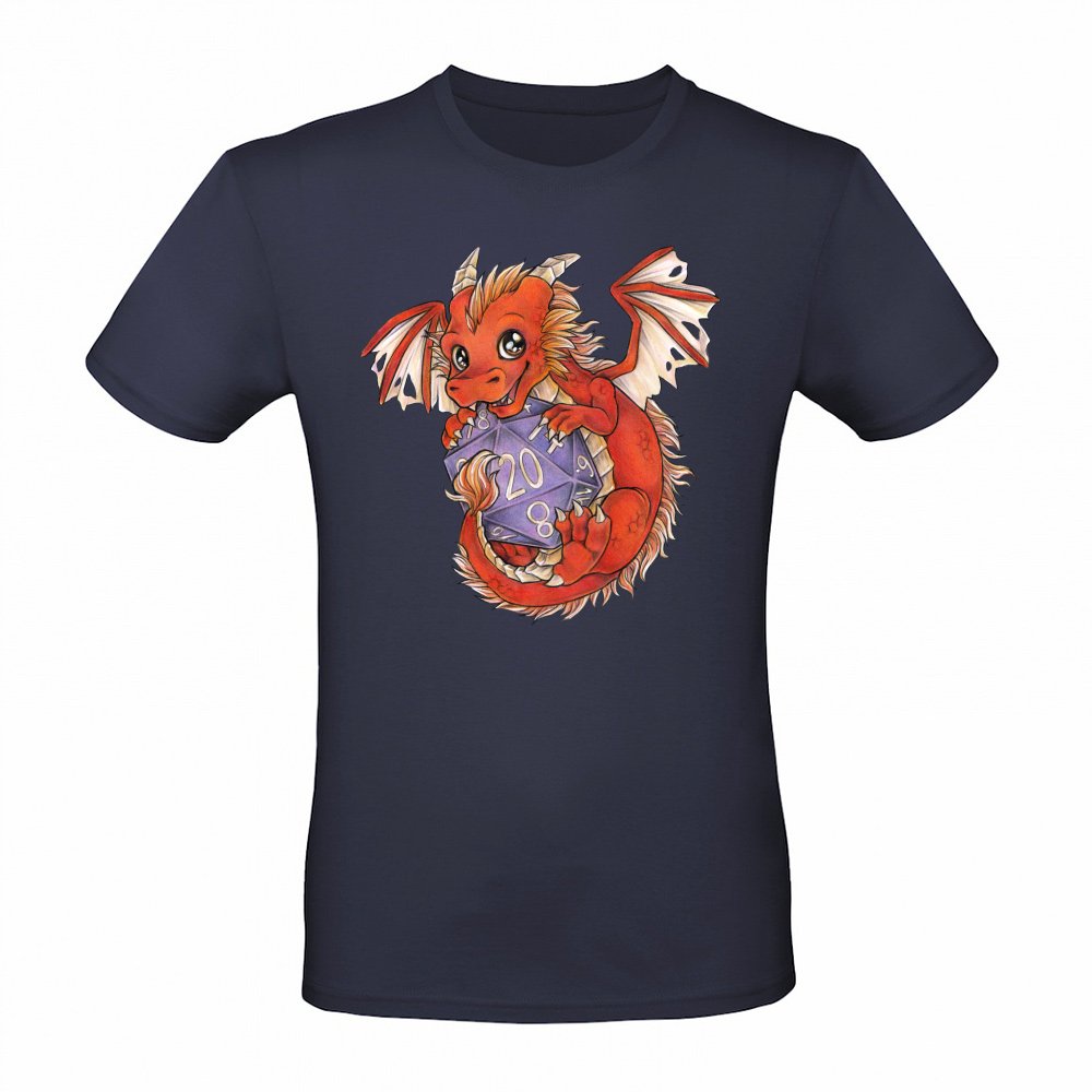 Dragon Dragon with D20 Dice Dice Rollplay game