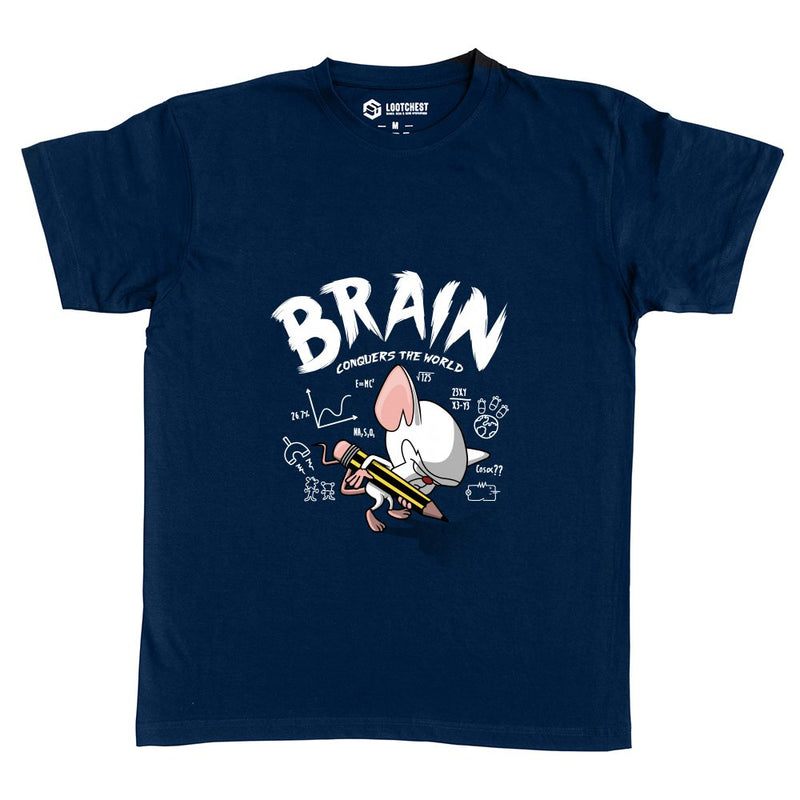 Brain vs the World als T-Shirt