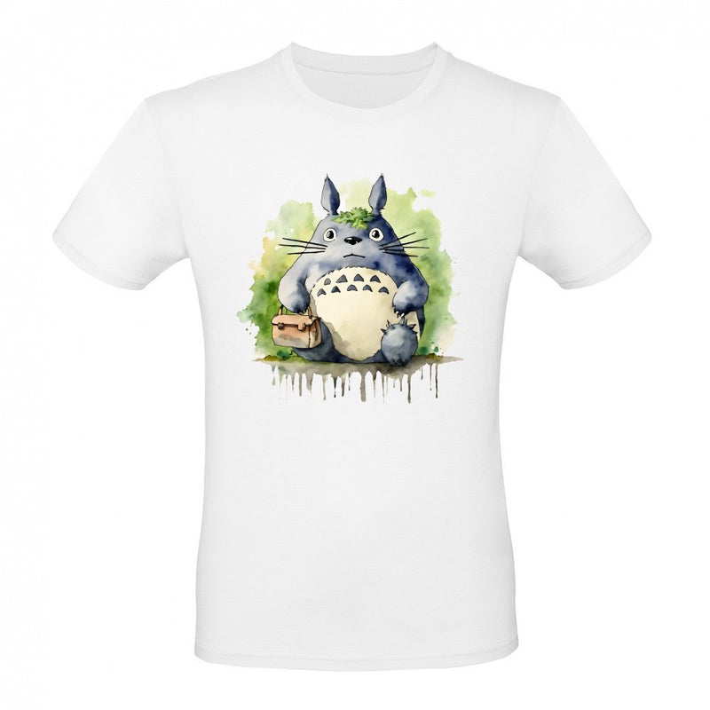 Neighbor waiting for Catbus Watercolor als T-Shirt