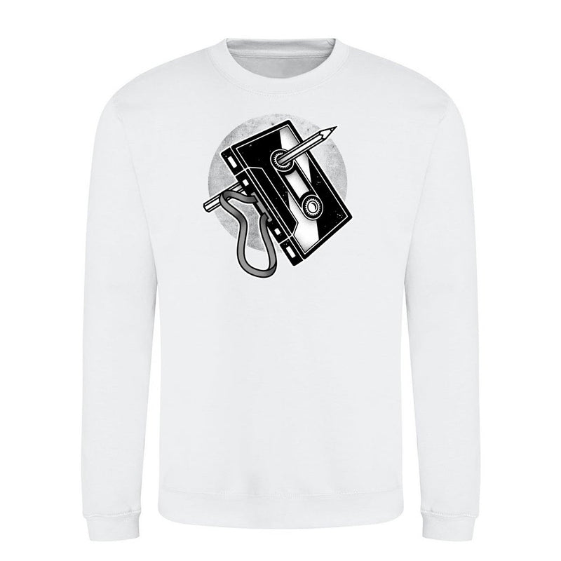 Cassette Pencil Rewind als T-Shirt