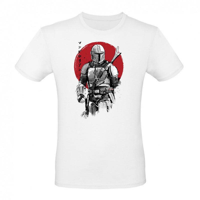 Mandalorian Bounty Hunter sumi e als T-Shirt