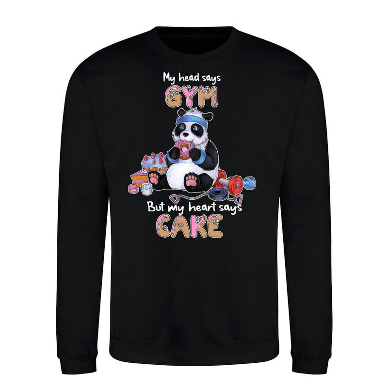 Sporty panda on a diet cheat day snack gift idea