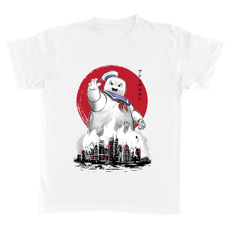 Marshmallow man sumi-e als T-Shirt