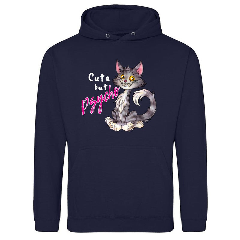Crazy Cat - Cute but Psycho - great gift idea als T-Shirt