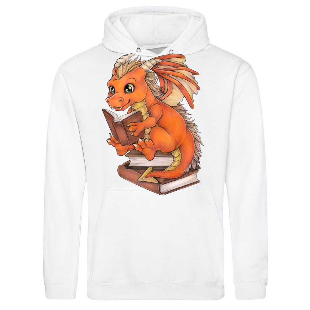 Cute Reading Dragon Fantasy Gift Idea