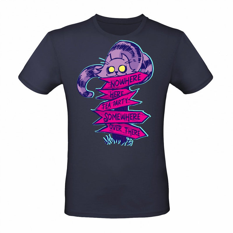 Cheshire Cat Alice in Wonderland Maze Gothic Symbol als T-Shirt