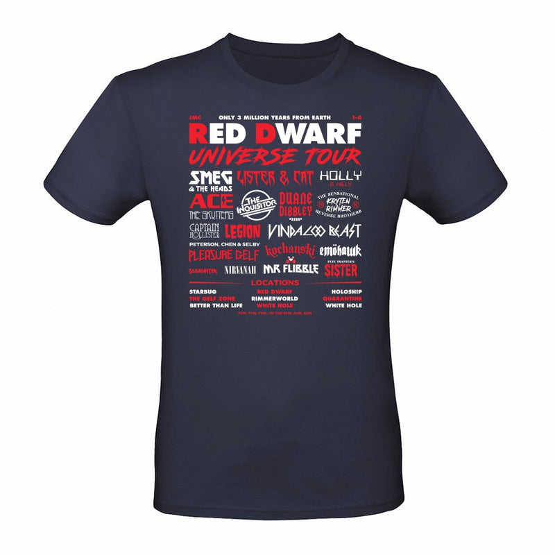 Red Dwarf Universe Tour als T-Shirt