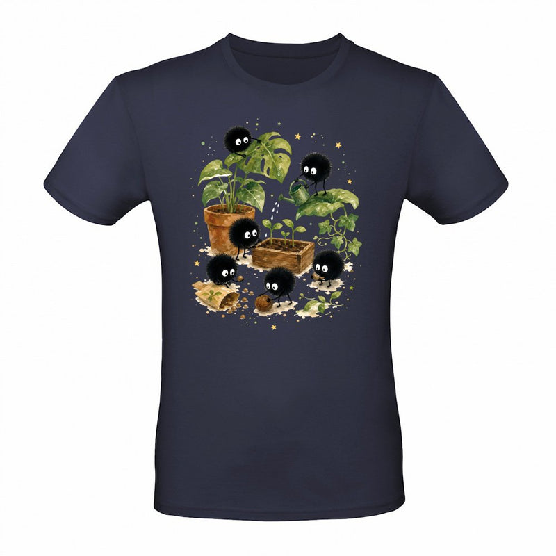 Susuwatari Russmaennchen Russbolde im Garten als T-Shirt