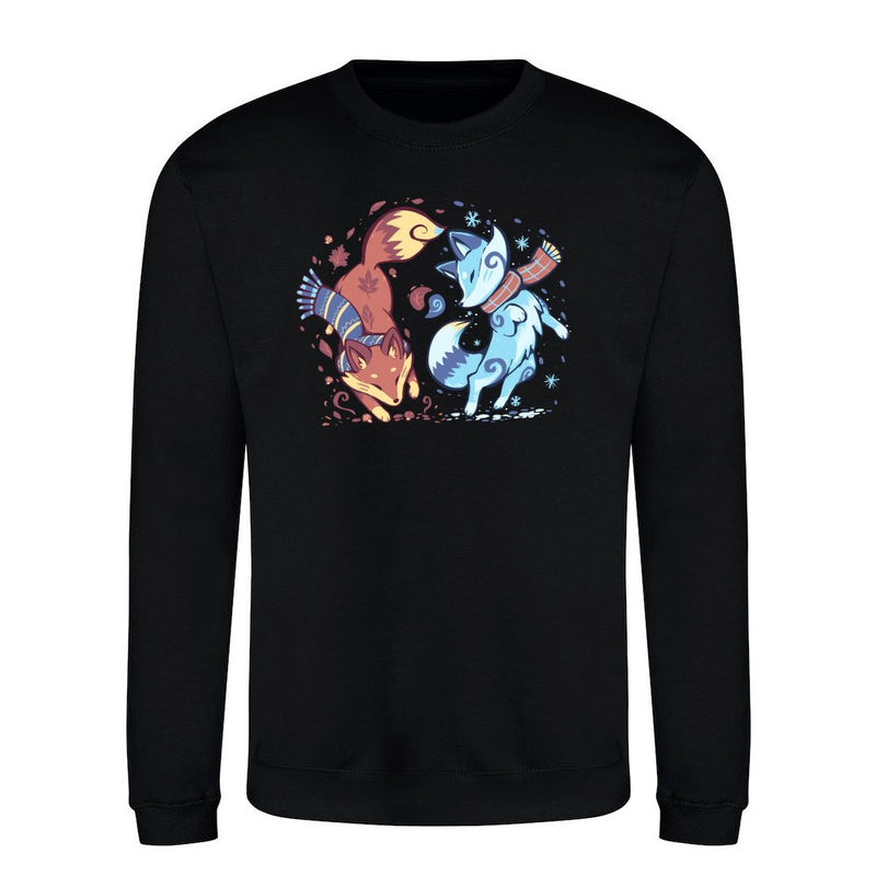 Autumn and Snow Fox als T-Shirt