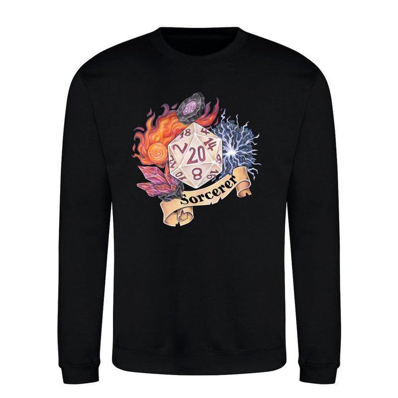 Rollenspiel Tabletop D20 Wuerfel Geschenk Magier als T-Shirt