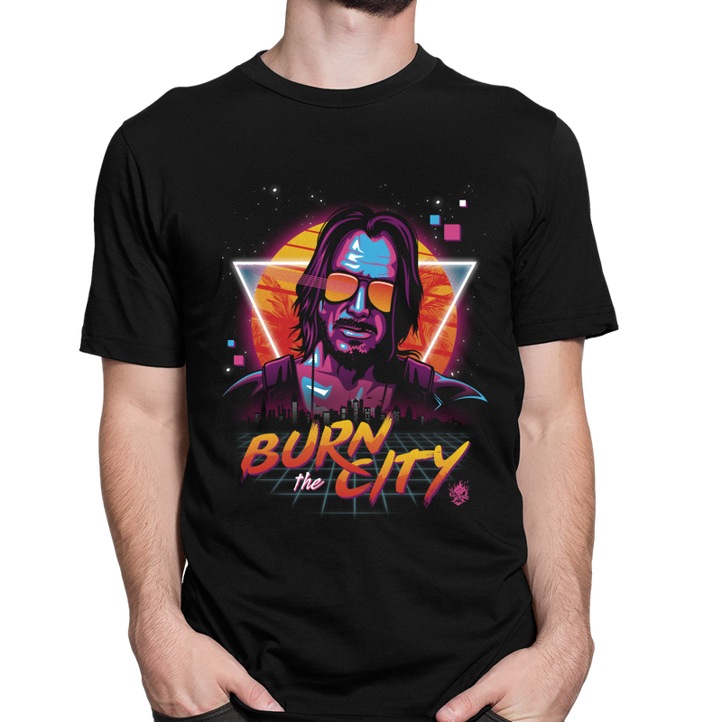 Burn the City als T-Shirt