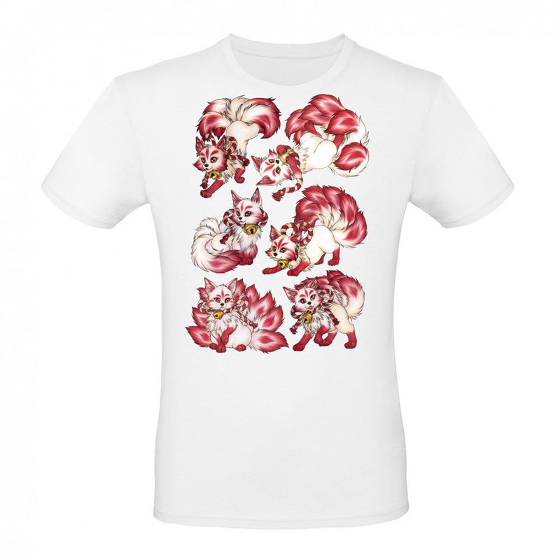 Kitsune Fuchs Fuchsgeist Manga Japan Mythologie als T-Shirt