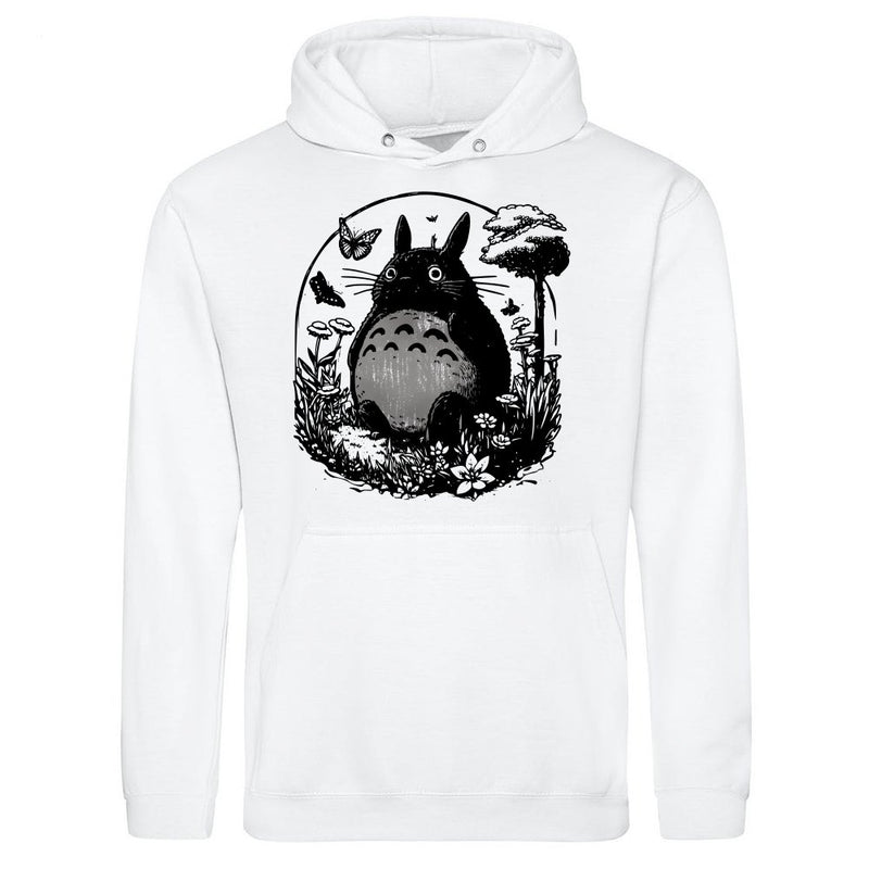 totoro black and white