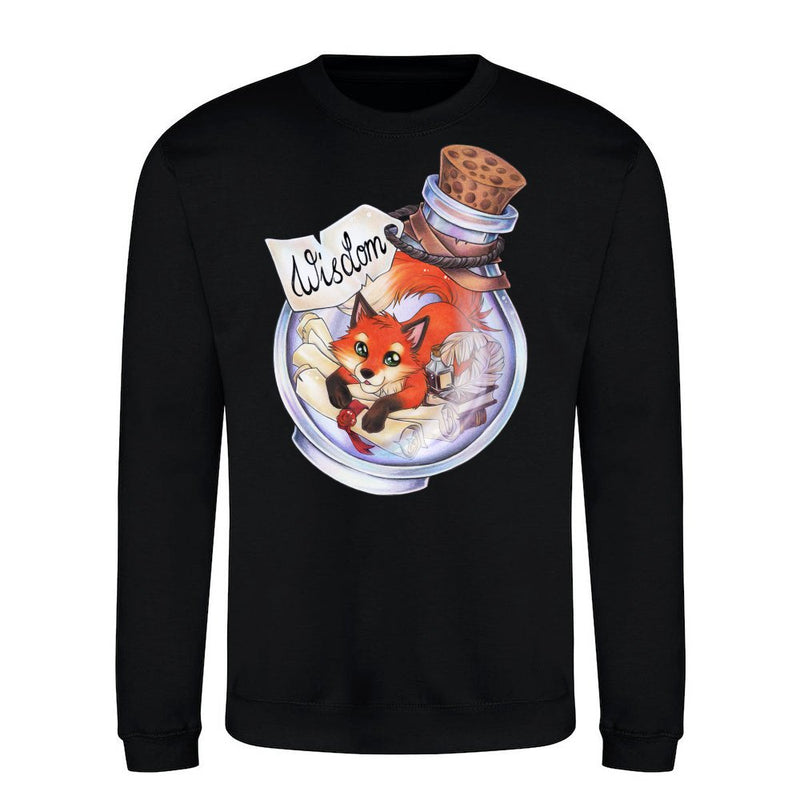 Potion wisdom fox with books and scrolls als T-Shirt