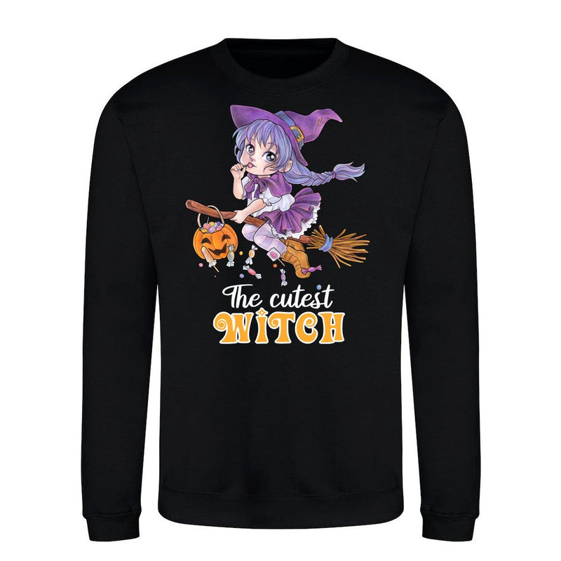 The cutest Witch - Sweet witch on broomstick with candy als T-Shirt