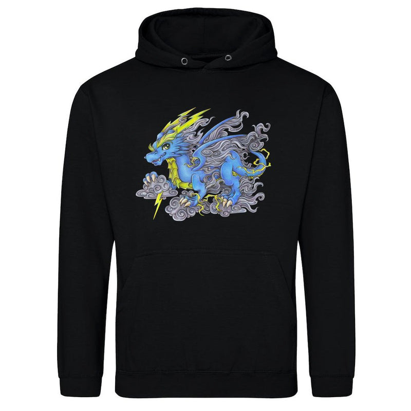 dragon fantasy mythology lightning thunderstorm als T-Shirt