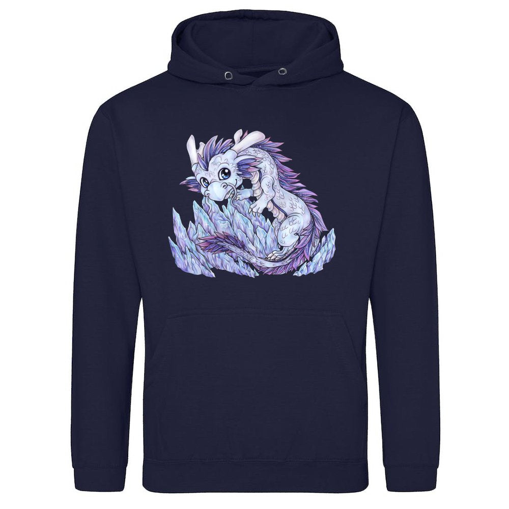 Dragon fantasy mythology ice snow crystal