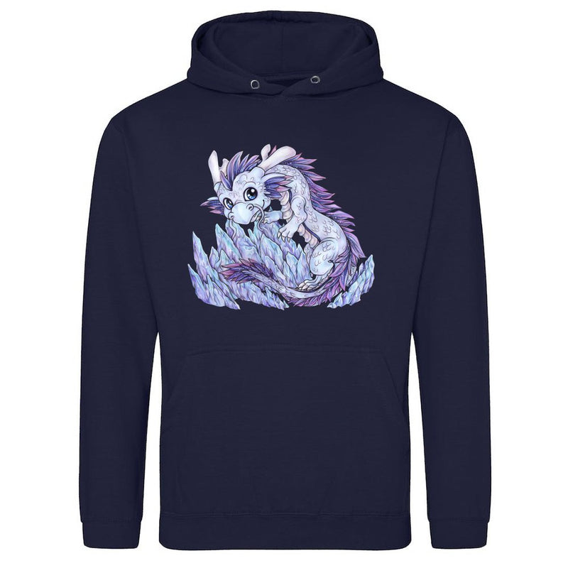 Dragon fantasy mythology ice snow crystal als T-Shirt