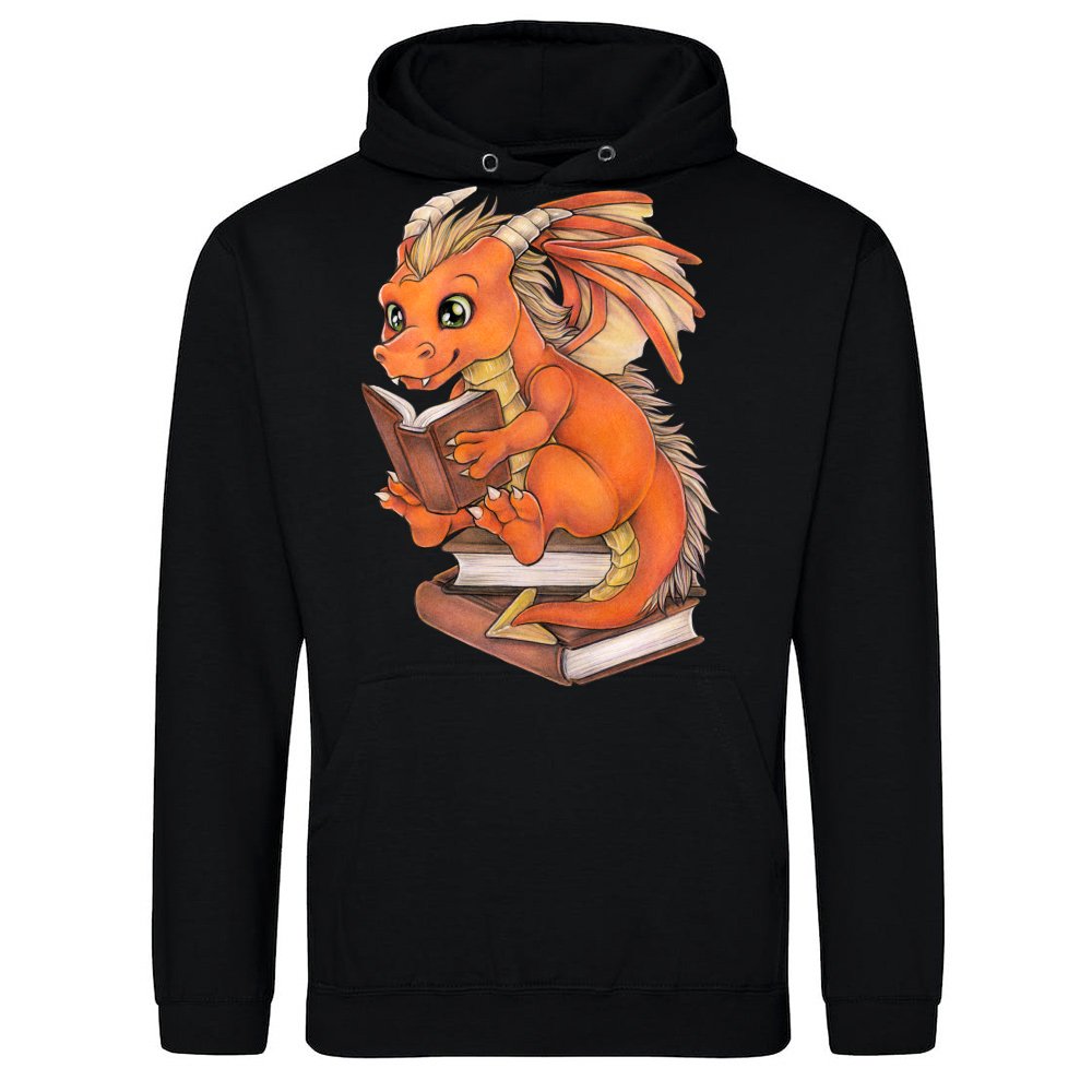 Cute Reading Dragon Fantasy Gift Idea