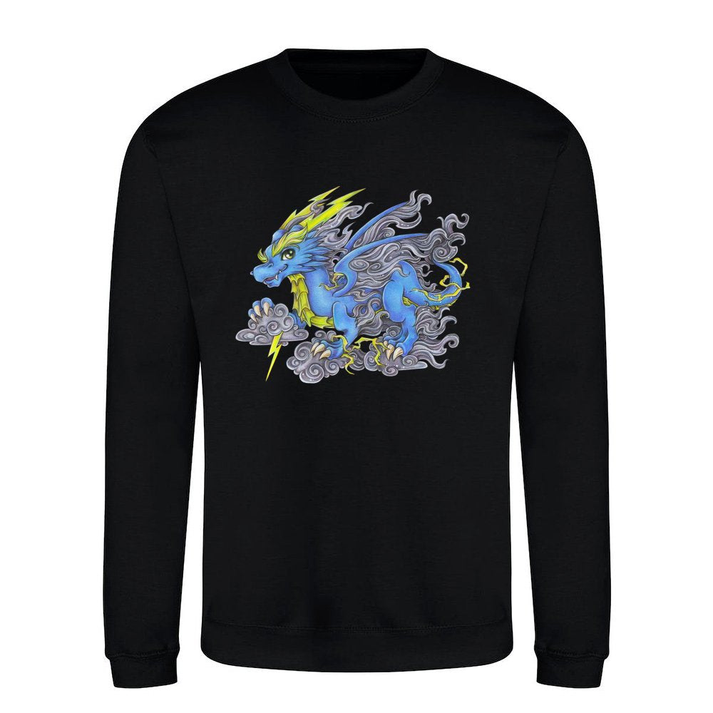 Drachen Fantasy Mythologie Blitz Gewitter