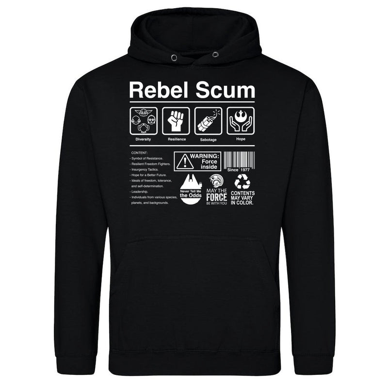 Rebel scum label als T-Shirt