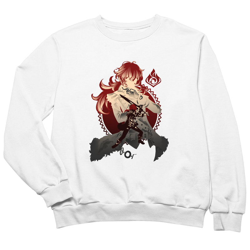 Dark Side of Dawn Diluc als T-Shirt