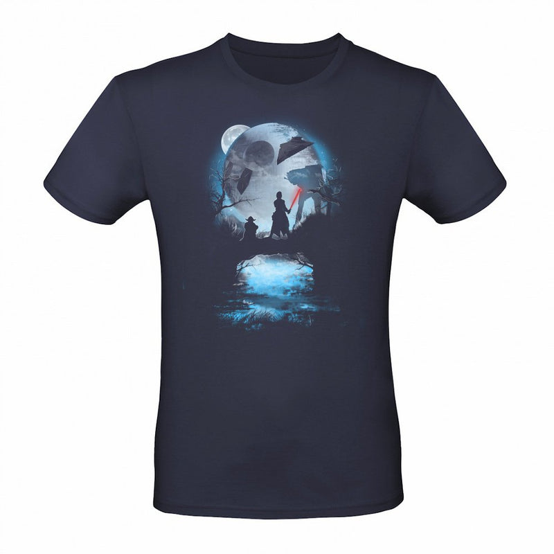 Death Star in Moonlight als T-Shirt