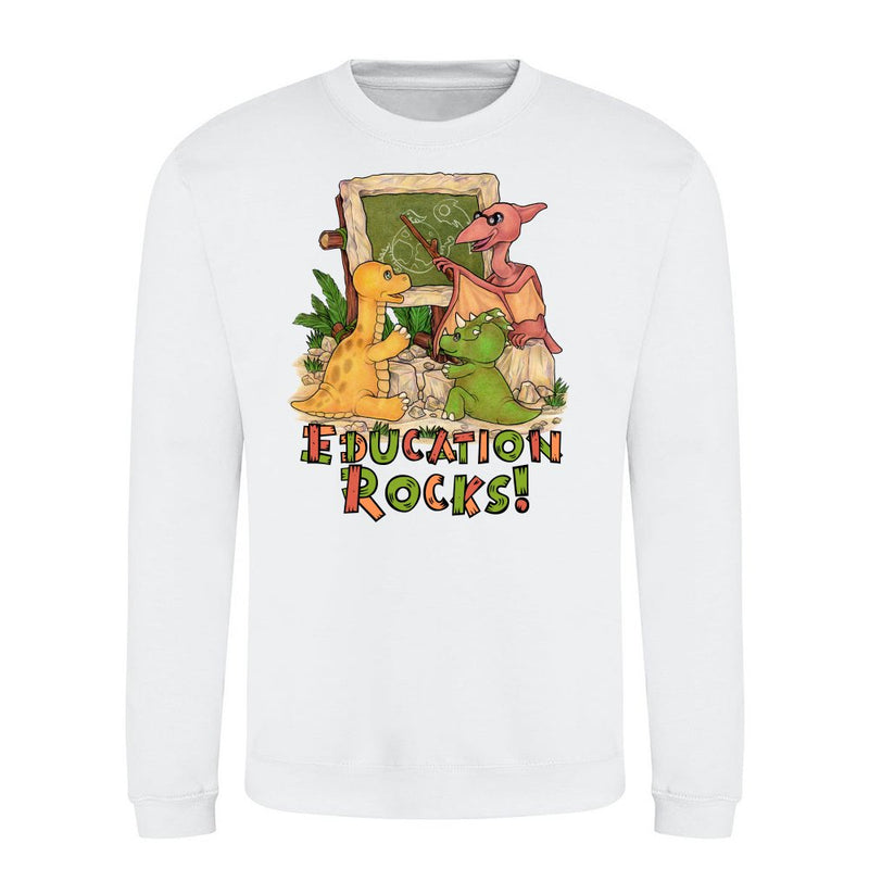 Education Rocks Cute Dino School Enrollment als T-Shirt