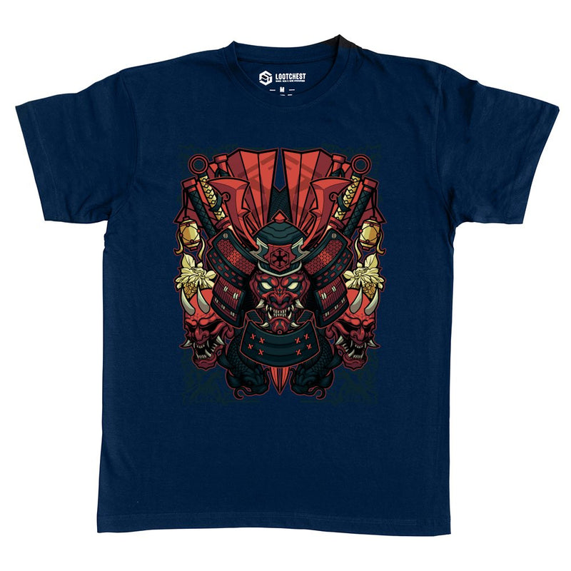 Samurai Maul als T-Shirt