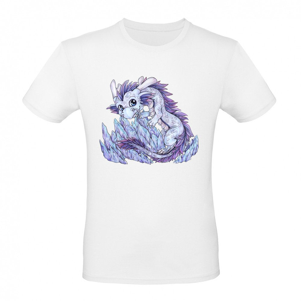 Dragon fantasy mythology ice snow crystal