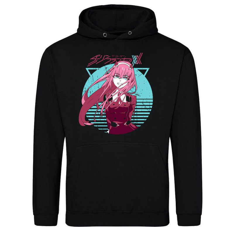 Neon Devil Girl Retro als T-Shirt