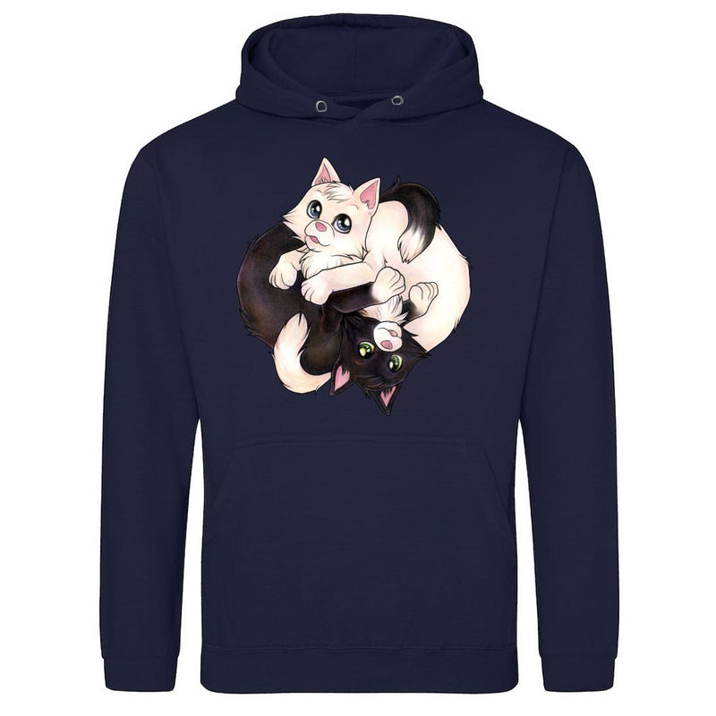 Niedliche Yin Yang Katze Tolles Geschenk Katzenfans Katzenlady als T-Shirt