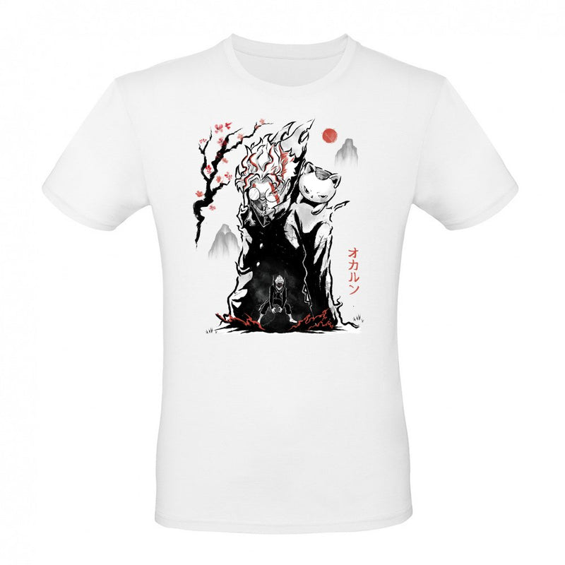 Turbo and Okarun Sumi-E als T-Shirt