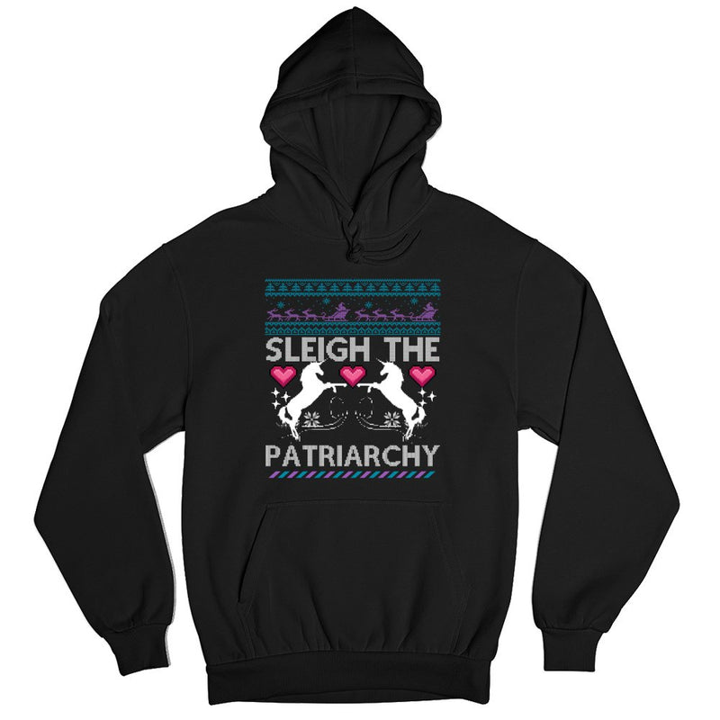 sleigh the patriarchy ugly sweater als T-Shirt