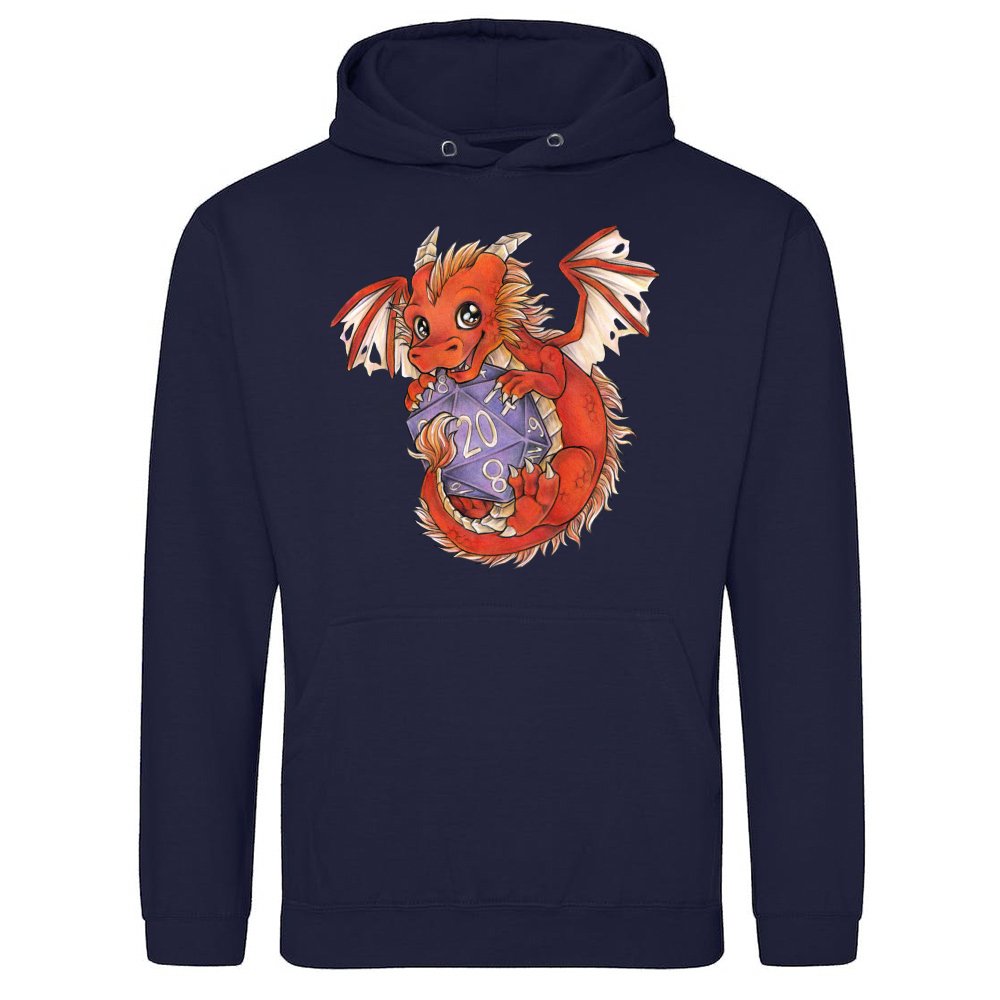 Dragon Dragon with D20 Dice Dice Rollplay game