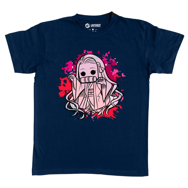 Watercolor Red Demon Slayer als T-Shirt